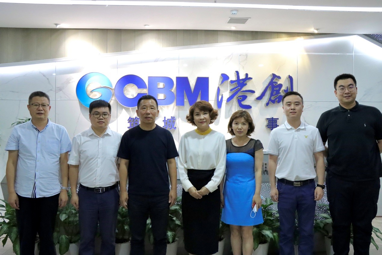 深圳市新材料行業(yè)協(xié)會秘書長李音一行蒞臨港創(chuàng)建材公司指導工作